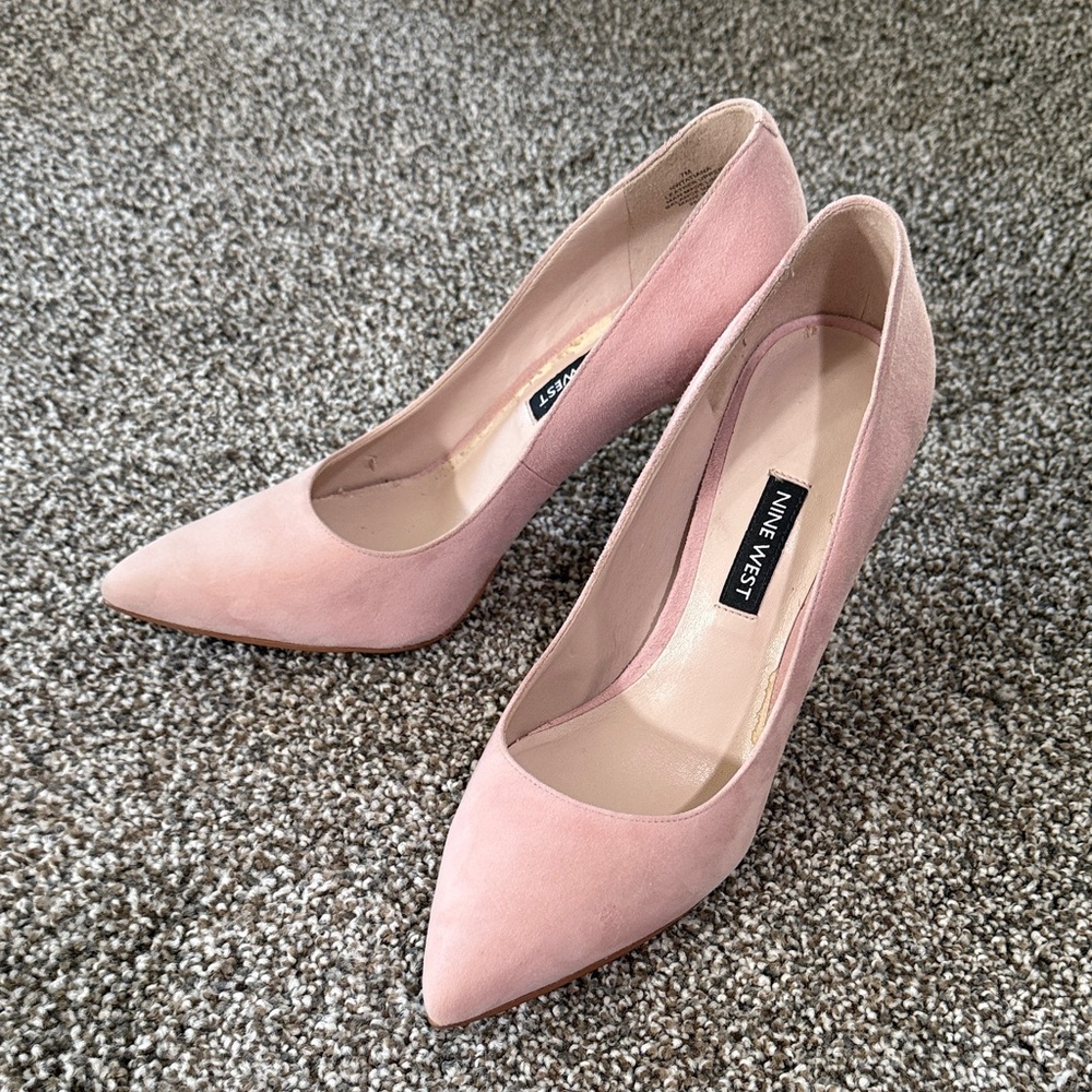 NINE WEST - Classic Blush Pink Stillettos
